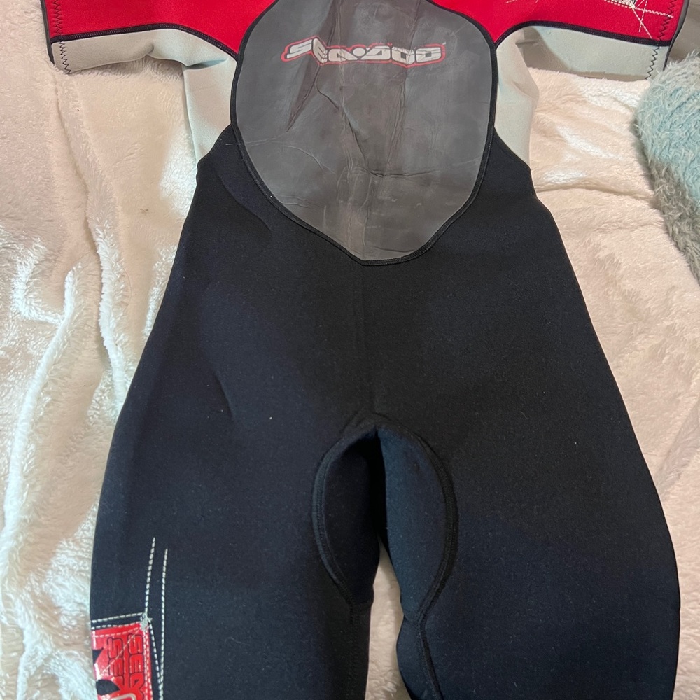 Red and Black junior Size 10 Wetsuit